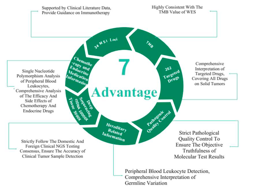 Features of Individualized Medication Guidance for Cancer (800 Genes)